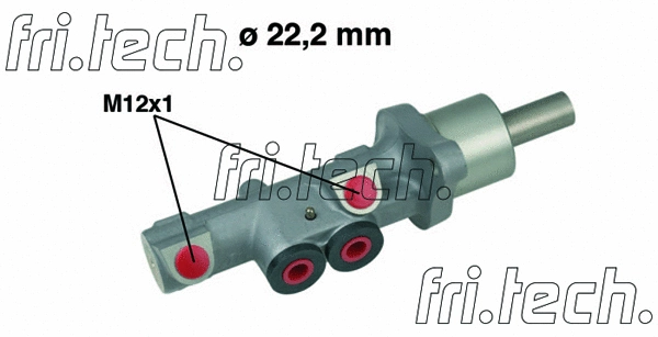 PF647 FRI.TECH. Главный тормозной цилиндр (фото 1)
