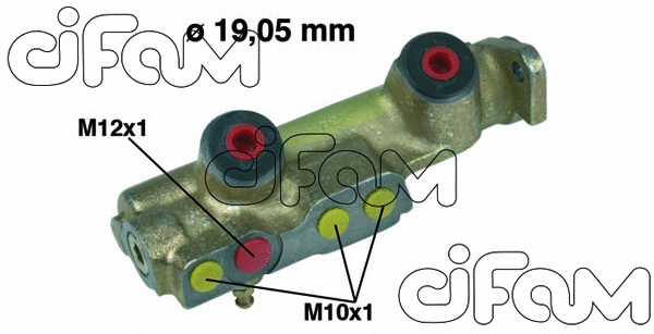 202-131 CIFAM Главный тормозной цилиндр (фото 1)