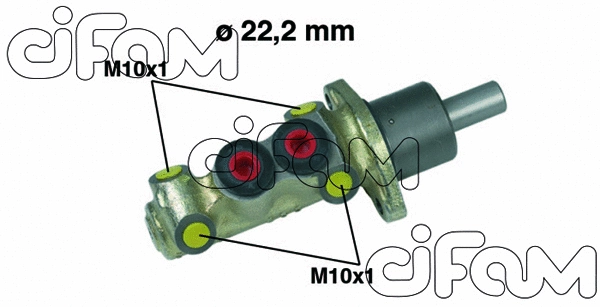 202-219 CIFAM Главный тормозной цилиндр (фото 1)