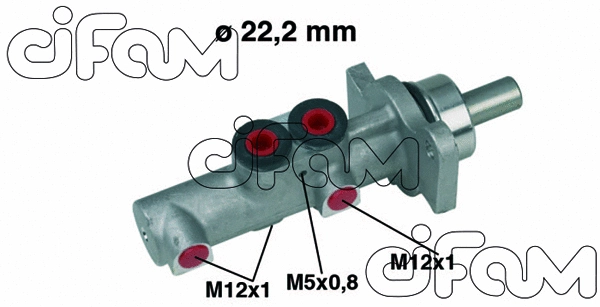 202-437 CIFAM Главный тормозной цилиндр (фото 1)
