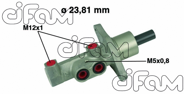 202-475 CIFAM Главный тормозной цилиндр (фото 1)