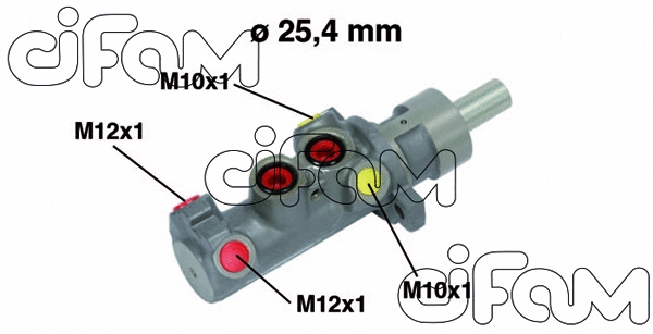 202-641 CIFAM Главный тормозной цилиндр (фото 1)