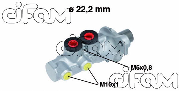 202-692 CIFAM Главный тормозной цилиндр (фото 1)