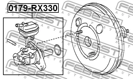 0179-RX330 FEBEST Главный тормозной цилиндр (фото 2)