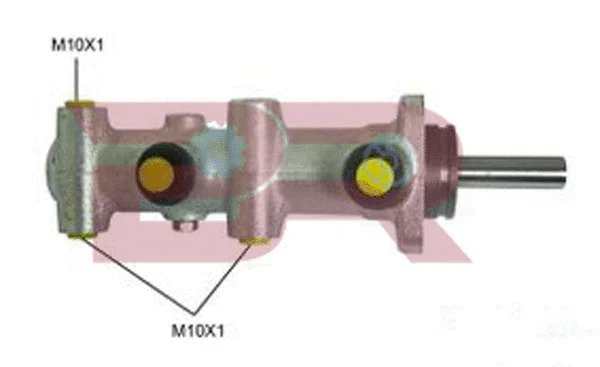 BRFR0110 BOTTO RICAMBI Главный тормозной цилиндр (фото 1)