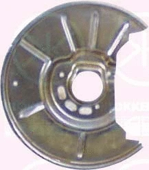 0056377 KLOKKERHOLM Отражатель, диск тормозного механизма (фото 1)