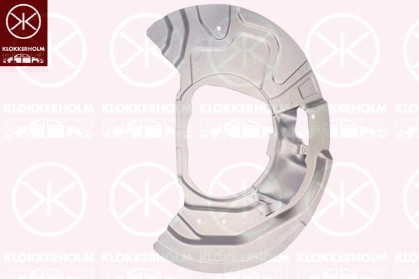 0097378 KLOKKERHOLM Отражатель, диск тормозного механизма (фото 1)
