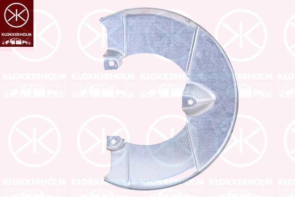 3080370 KLOKKERHOLM Отражатель, диск тормозного механизма (фото 1)