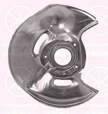 3526377 KLOKKERHOLM Отражатель, диск тормозного механизма (фото 1)