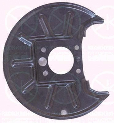 9007879 KLOKKERHOLM Отражатель, диск тормозного механизма (фото 1)