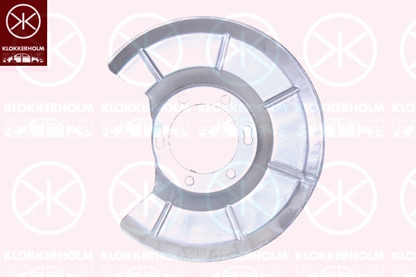 9009879 KLOKKERHOLM Отражатель, диск тормозного механизма (фото 1)
