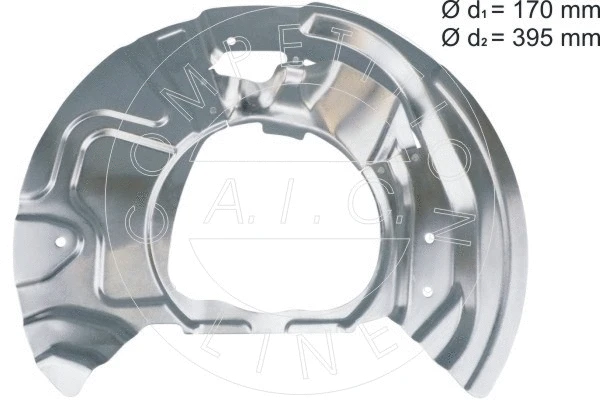 57761 AIC Отражатель, диск тормозного механизма (фото 2)