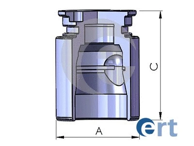 150766-C ERT Поршень, корпус скобы тормоза (фото 1)