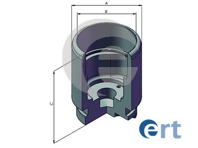 151291-C ERT Поршень, корпус скобы тормоза (фото 1)