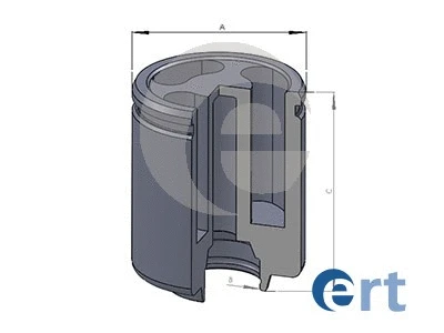 151369-C ERT Поршень, корпус скобы тормоза (фото 1)