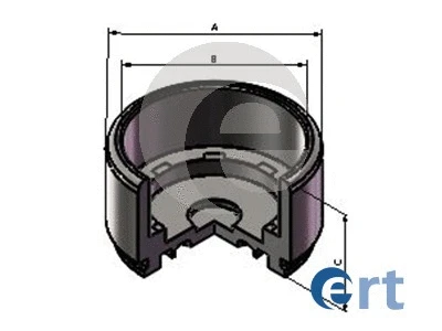 151503-C ERT Поршень, корпус скобы тормоза (фото 1)