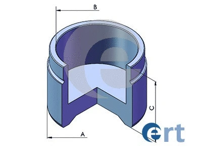 151547-C ERT Поршень, корпус скобы тормоза (фото 1)