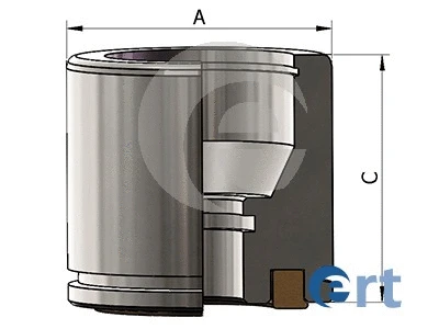 151611-C ERT Поршень, корпус скобы тормоза (фото 1)