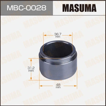 MBC-0028 MASUMA Поршень, корпус скобы тормоза (фото 1)