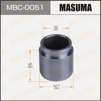 MBC-0051 MASUMA Поршень, корпус скобы тормоза (фото 1)