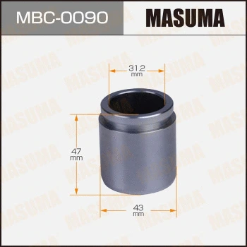 MBC-0090 MASUMA Поршень, корпус скобы тормоза (фото 1)