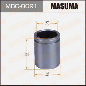 MBC-0091 MASUMA Поршень, корпус скобы тормоза (фото 1)