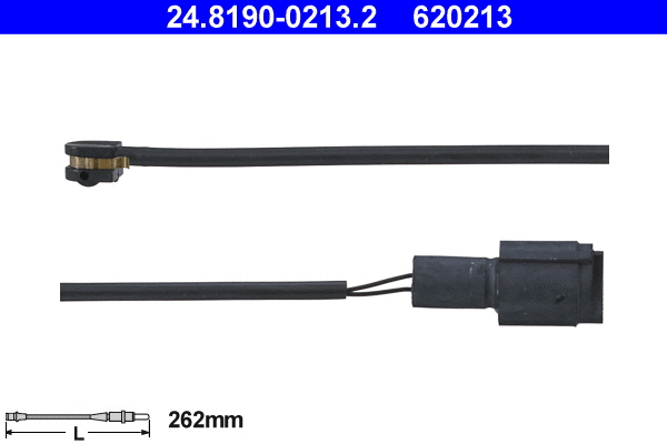 24.8190-0213.2 ATE Сигнализатор, износ тормозных колодок (фото 1)