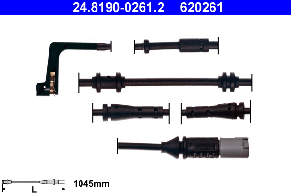 24.8190-0261.2 ATE Сигнализатор, износ тормозных колодок (фото 1)