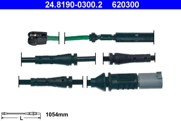 24.8190-0300.2 ATE Сигнализатор, износ тормозных колодок (фото 1)