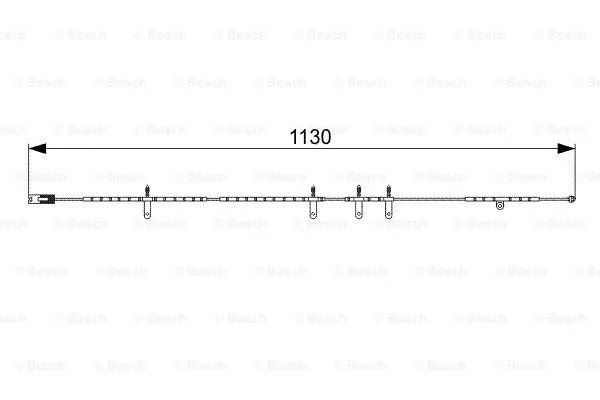 1 987 473 016 BOSCH Сигнализатор, износ тормозных колодок (фото 1)