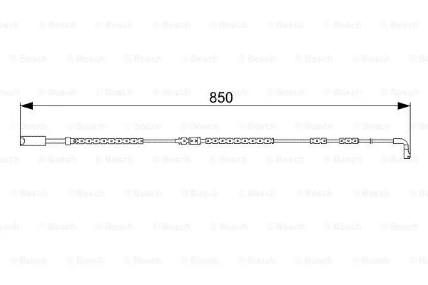 1 987 473 030 BOSCH Сигнализатор, износ тормозных колодок (фото 1)