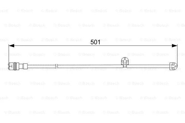 1 987 473 061 BOSCH Сигнализатор, износ тормозных колодок (фото 1)