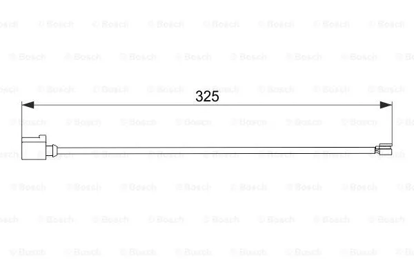 1 987 474 567 BOSCH Сигнализатор, износ тормозных колодок (фото 1)