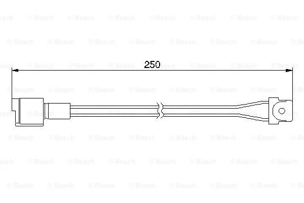 1 987 474 905 BOSCH Сигнализатор, износ тормозных колодок (фото 1)