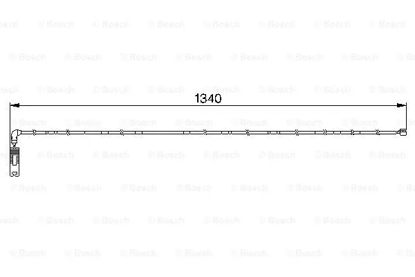 1 987 474 944 BOSCH Сигнализатор, износ тормозных колодок (фото 3)