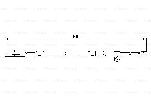 1 987 474 945 BOSCH Сигнализатор, износ тормозных колодок (фото 1)