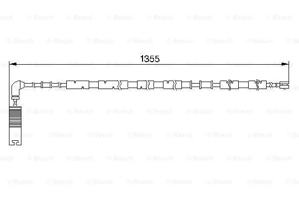 1 987 474 959 BOSCH Сигнализатор, износ тормозных колодок (фото 1)
