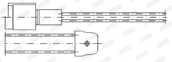 581300 JURID Сигнализатор, износ тормозных колодок (фото 2)