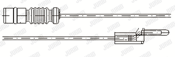 581306 JURID Сигнализатор, износ тормозных колодок (фото 2)