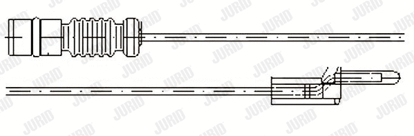 581350 JURID Сигнализатор, износ тормозных колодок (фото 2)