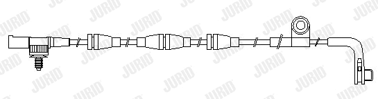 581409 JURID Сигнализатор, износ тормозных колодок (фото 1)