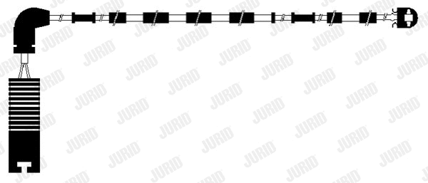 581423 JURID Сигнализатор, износ тормозных колодок (фото 1)