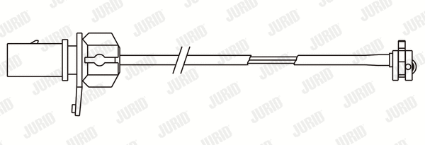 581430 JURID Сигнализатор, износ тормозных колодок (фото 1)