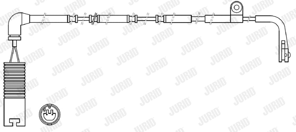 581440 JURID Сигнализатор, износ тормозных колодок (фото 1)