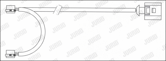 581449 JURID Сигнализатор, износ тормозных колодок (фото 1)