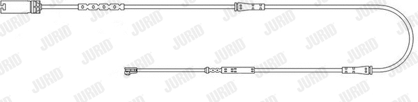 581493 JURID Сигнализатор, износ тормозных колодок (фото 1)