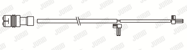 581502 JURID Сигнализатор, износ тормозных колодок (фото 1)