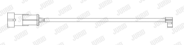 587043 JURID Сигнализатор, износ тормозных колодок (фото 1)