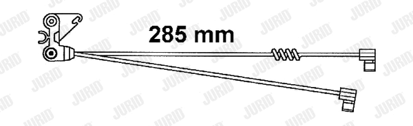 FAI125 JURID Сигнализатор, износ тормозных колодок (фото 1)