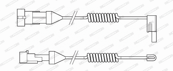 FAI105 FERODO Сигнализатор, износ тормозных колодок (фото 1)